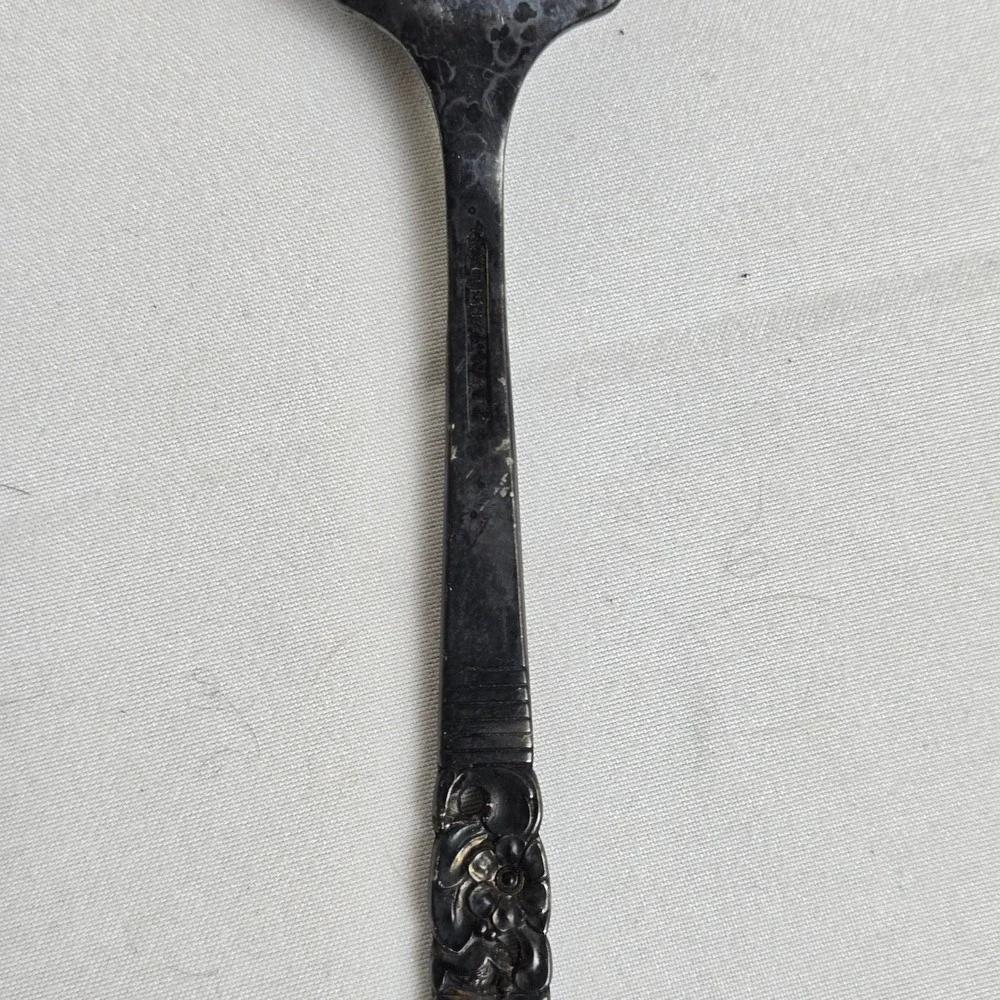 Community Jelly Server‎ / Jam Spoon, Floral Rose Pattern, 6.25
